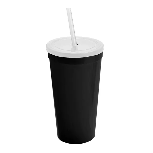 24 Oz. Stadium Cup With Straw And Lid... from ASI 40480 Koozie Group