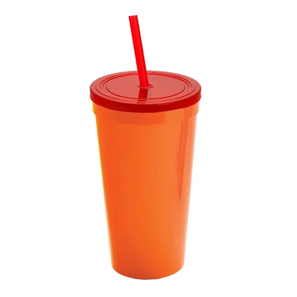 24 Oz. Stadium Cup With Straw And Lid... from ASI 40480 Koozie Group