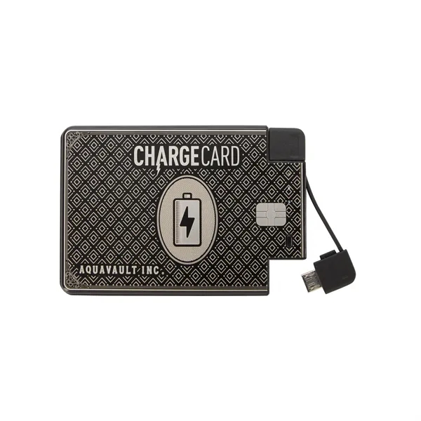 AquaVault® ChargeCard Power Bank 2,300 mAh... from ASI 40480 Koozie Group
