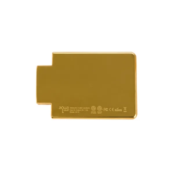 AquaVault® ChargeCard Power Bank 2,300 mAh... from ASI 40480 Koozie Group