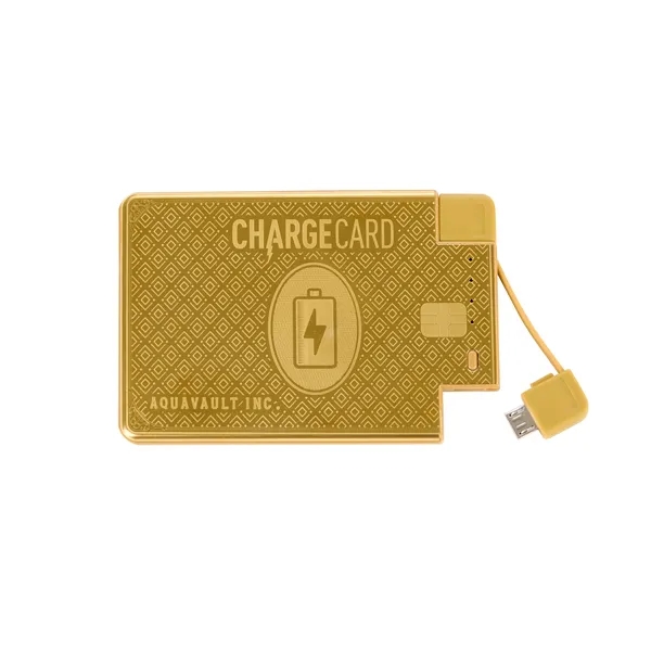 AquaVault® ChargeCard Power Bank 2,300 mAh... from ASI 40480 Koozie Group