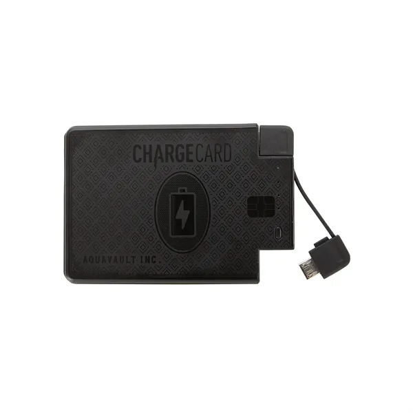 AquaVault® ChargeCard Power Bank 2,300 mAh... from ASI 40480 Koozie Group