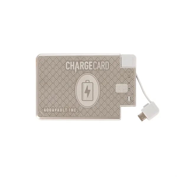 AquaVault® ChargeCard Power Bank 2,300 mAh... from ASI 40480 Koozie Group