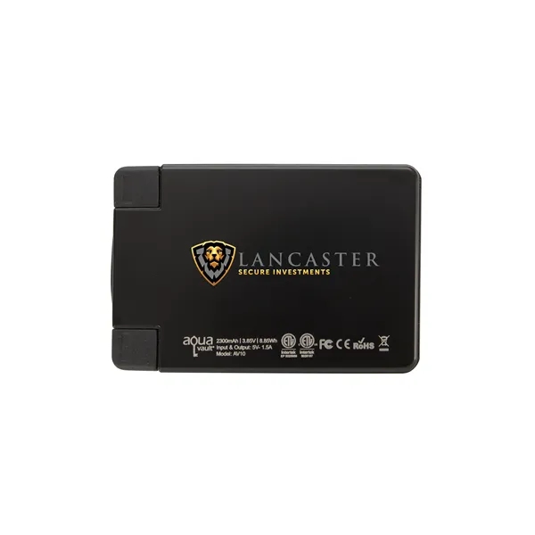 AquaVault® ChargeCard Power Bank 2,300 mAh... from ASI 40480 Koozie Group