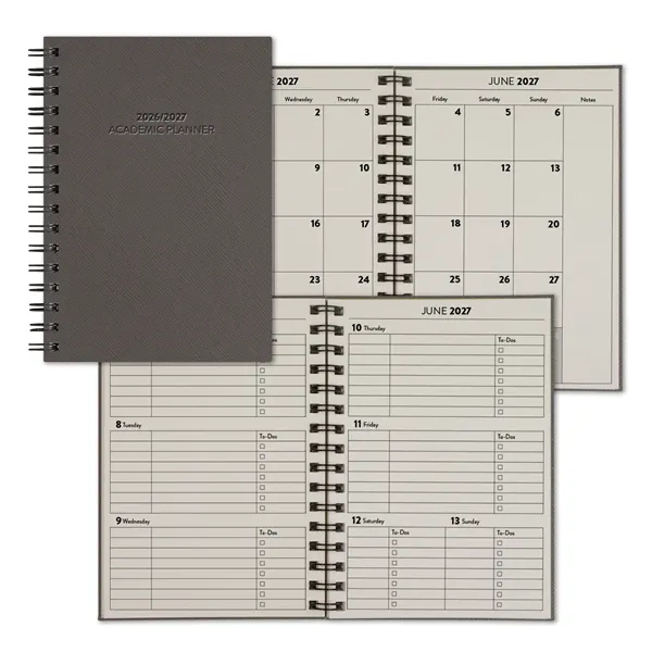 5 1/2" x 8" apple pulp academic planner with an eco-peel... from ASI 68507 The Magnet Group