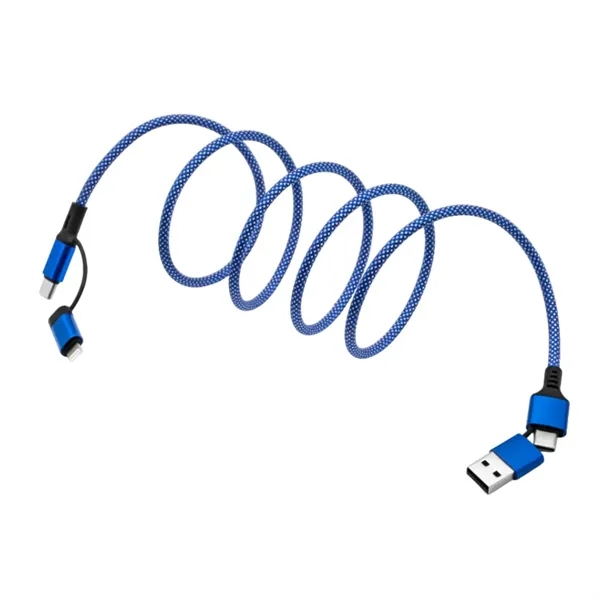 4-in-1 PD 60W fast charging cable plus laser engraving on 1... from ASI 37218 Athena Promo (tm)