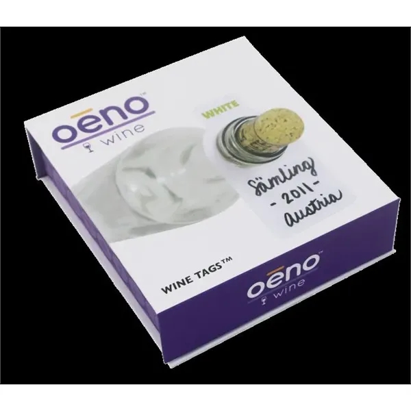 Chalkboard wine bottle tags, 40 pack. Includes chalk. Blank.... from ASI 55450 Franmara Inc