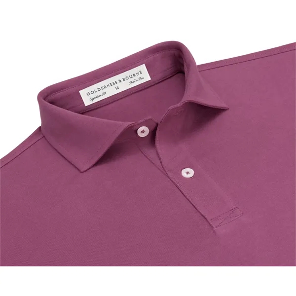 Peruvian Pima cotton-prized for its breathability and durability-lends The Oliver superior... from ASI 38120 Ball Pro / Diversified Quality Kitchenware / Branded Apparel Designs