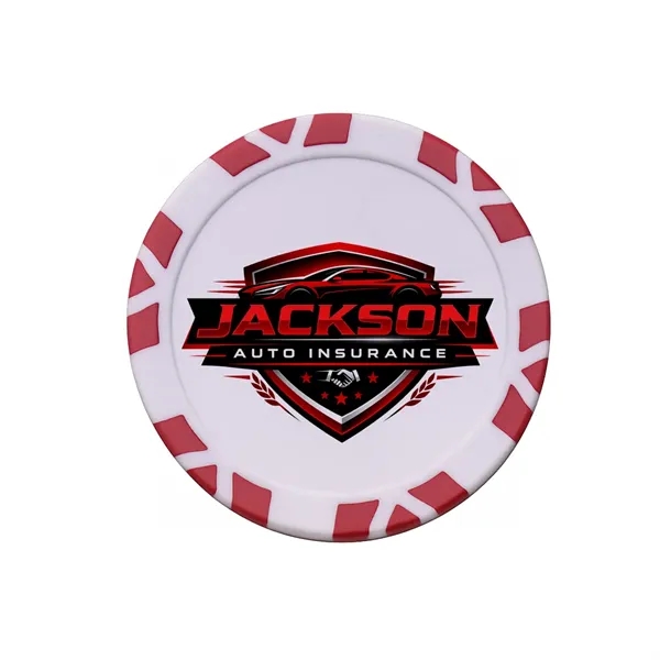 1.25" mini ABS poker chip with steel core and full color... from ASI 38120 Ball Pro / Diversified Quality Kitchenware