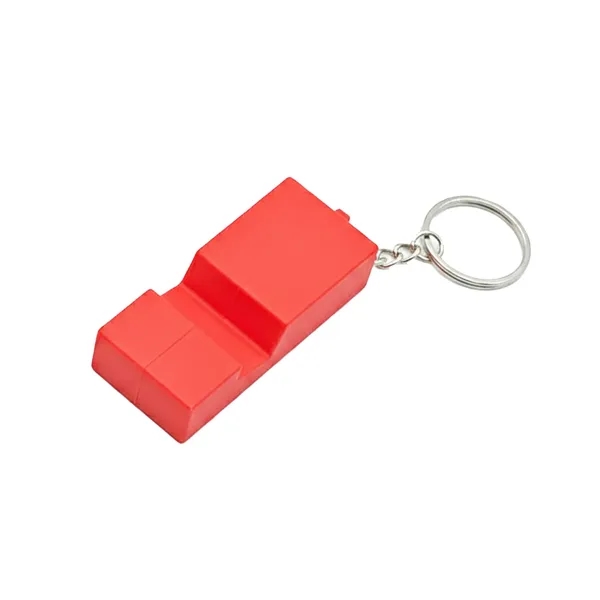 PVC phone holder with keychain plus 1 color silkscreen imprint on... from ASI 37218 Athena Promo (tm)