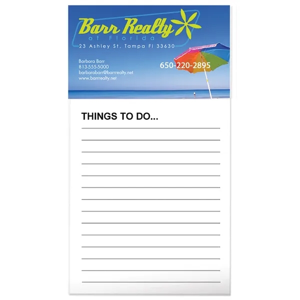 Business Card Magnet with 50-Sheet Notepad... from ASI 40480 Koozie Group