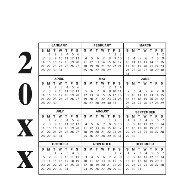20 Mil Calendar Magnet... from ASI 40480 Koozie Group / Norwood Triumph Calendar