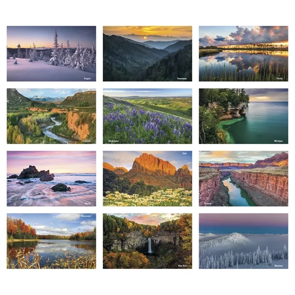 Press-N-Stick Scenic Calendar... from ASI 40480 Koozie Group