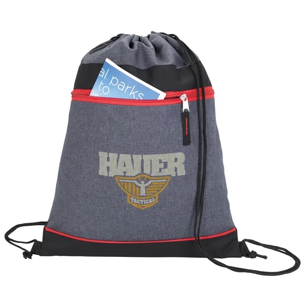 RPET Two-Tone Drawstring Backpack... from ASI 40480 Koozie Group