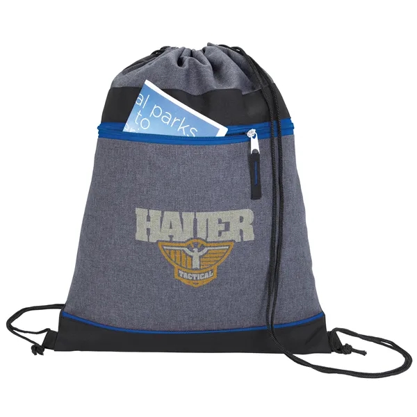 RPET Two-Tone Drawstring Backpack... from ASI 40480 Koozie Group