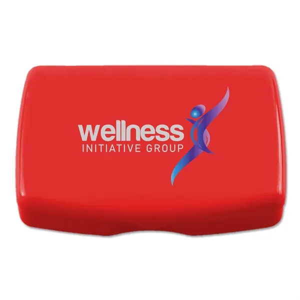 Multi-Use Durable Hinged Box Fits Easily Into Backpacks, Purses, And Glove... from ASI 40480 Koozie Group