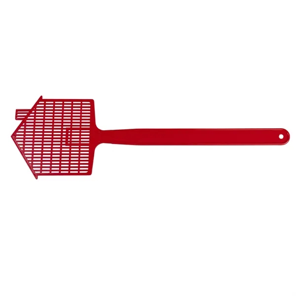 Shaped fly swatter, 16", molded in flexible polyethylene for increased durability.... from ASI 40480 Koozie Group