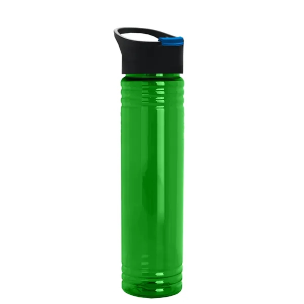 32 oz. Transparent Bottle with Quick Snap lid. Slim Cylinder Design... from ASI 40480 Koozie Group