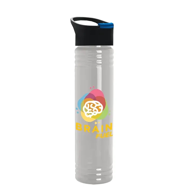 32 oz. Transparent Bottle with Quick Snap lid. Slim Cylinder Design... from ASI 40480 Koozie Group