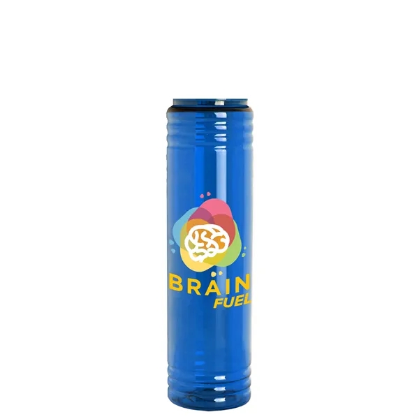 32 oz. Transparent Bottle with Quick Snap lid. Slim Cylinder Design... from ASI 40480 Koozie Group