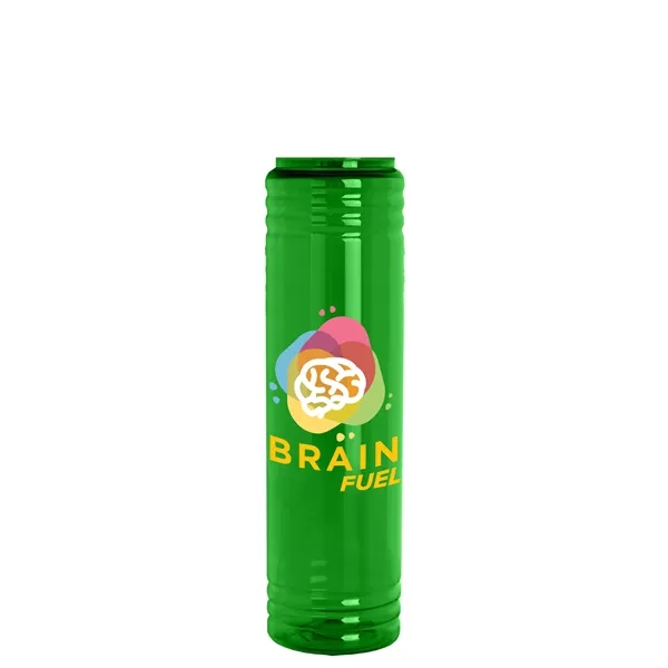 32 oz. Transparent Bottle with Quick Snap lid. Slim Cylinder Design... from ASI 40480 Koozie Group