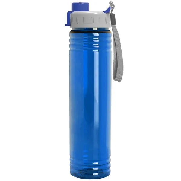 32 oz. Transparent Bottle with Quick Snap lid. Slim Cylinder Design... from ASI 40480 Koozie Group