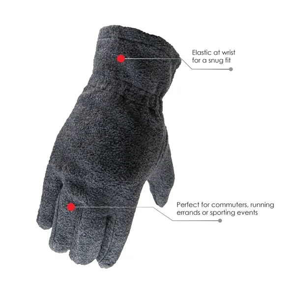 Fleece touchscreen gloves... from ASI 62192 Illinois Glove Co / Honest Abe®