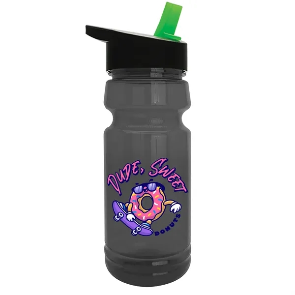 The Trainer - 24 oz. UpCycle rPET Bottle with Flip Straw... from ASI 40480 Koozie Group