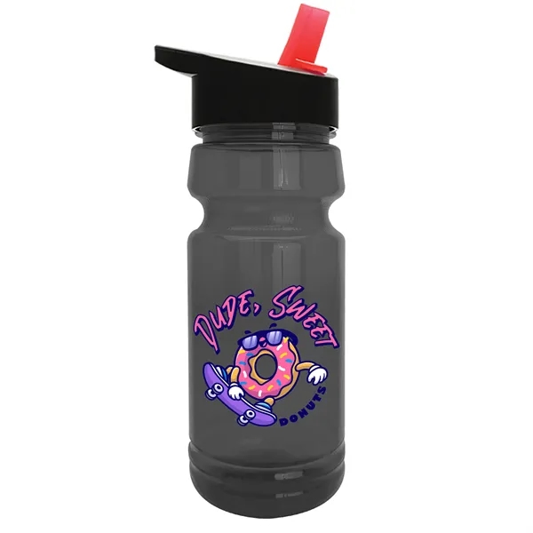 The Trainer - 24 oz. UpCycle rPET Bottle with Flip Straw... from ASI 40480 Koozie Group