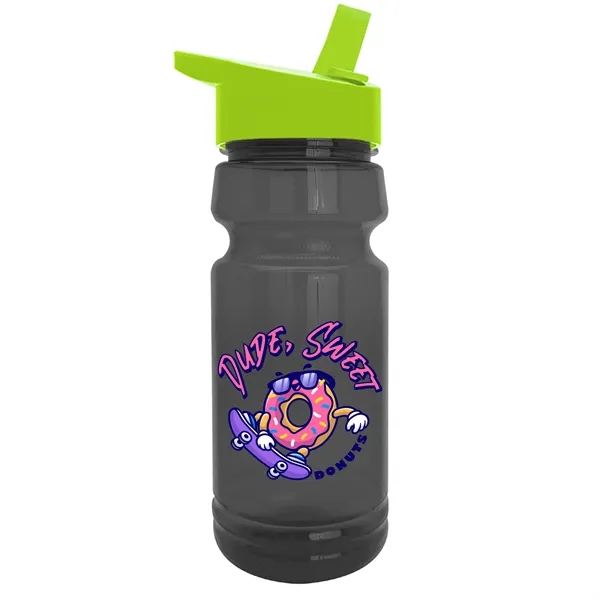 The Trainer - 24 oz. UpCycle rPET Bottle with Flip Straw... from ASI 40480 Koozie Group