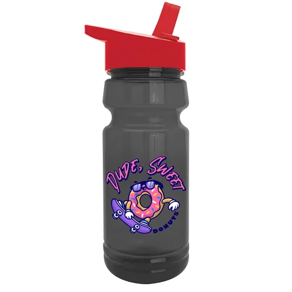 The Trainer - 24 oz. UpCycle rPET Bottle with Flip Straw... from ASI 40480 Koozie Group