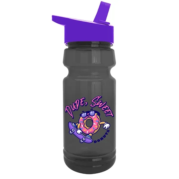 The Trainer - 24 oz. UpCycle rPET Bottle with Flip Straw... from ASI 40480 Koozie Group