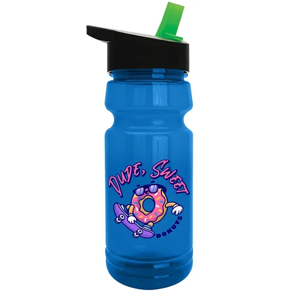 The Trainer - 24 oz. UpCycle rPET Bottle with Flip Straw... from ASI 40480 Koozie Group