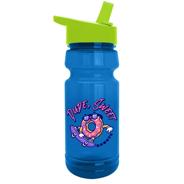 The Trainer - 24 oz. UpCycle rPET Bottle with Flip Straw... from ASI 40480 Koozie Group
