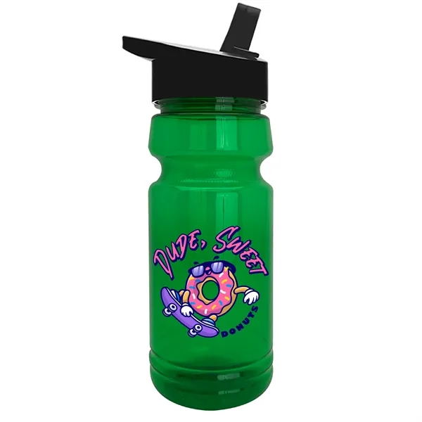 The Trainer - 24 oz. UpCycle rPET Bottle with Flip Straw... from ASI 40480 Koozie Group