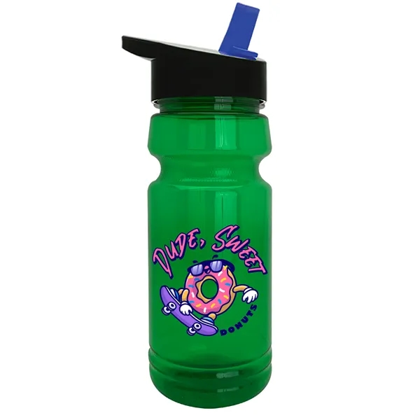 The Trainer - 24 oz. UpCycle rPET Bottle with Flip Straw... from ASI 40480 Koozie Group