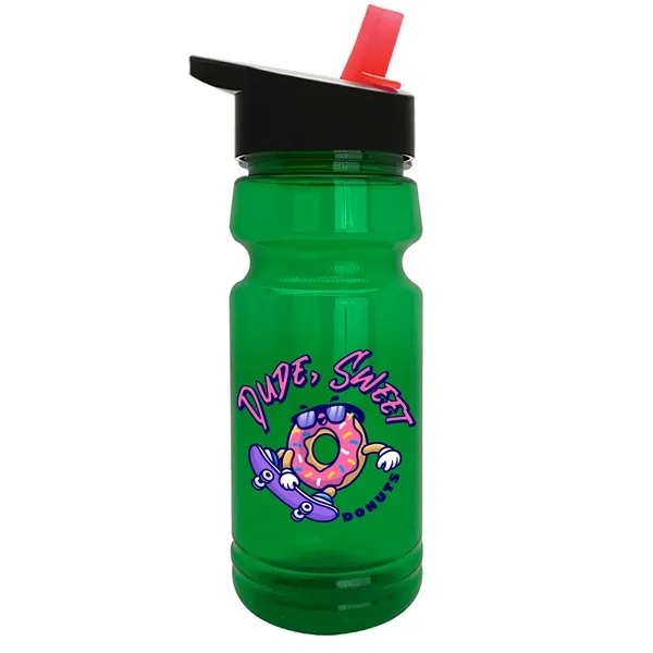 The Trainer - 24 oz. UpCycle rPET Bottle with Flip Straw... from ASI 40480 Koozie Group