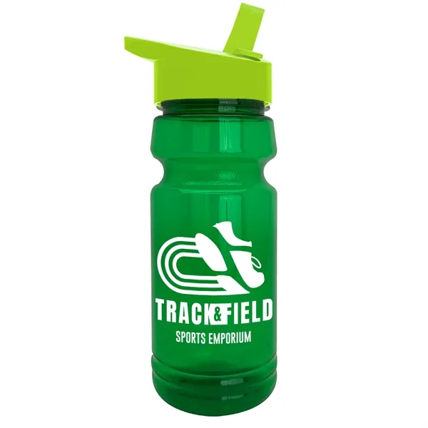 The Trainer - 24 oz. UpCycle rPET Bottle with Flip Straw... from ASI 40480 Koozie Group