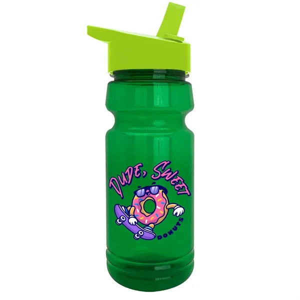 The Trainer - 24 oz. UpCycle rPET Bottle with Flip Straw... from ASI 40480 Koozie Group