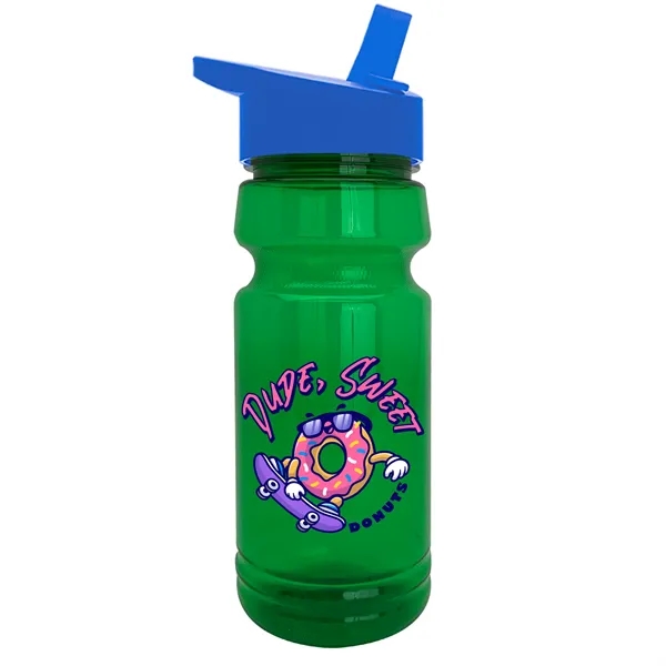 The Trainer - 24 oz. UpCycle rPET Bottle with Flip Straw... from ASI 40480 Koozie Group