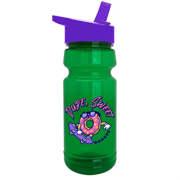 The Trainer - 24 oz. UpCycle rPET Bottle with Flip Straw... from ASI 40480 Koozie Group