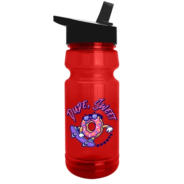 The Trainer - 24 oz. UpCycle rPET Bottle with Flip Straw... from ASI 40480 Koozie Group