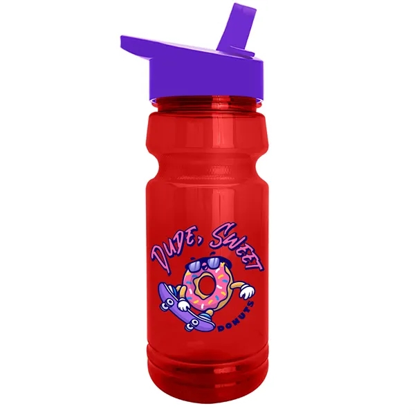 The Trainer - 24 oz. UpCycle rPET Bottle with Flip Straw... from ASI 40480 Koozie Group