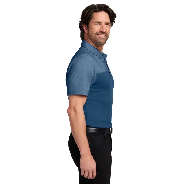 Port Authority Fine Pique Blend Blocked Polo... from ASI 84863 SanMar