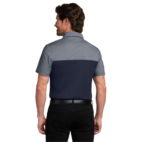 Port Authority Fine Pique Blend Blocked Polo... from ASI 84863 SanMar