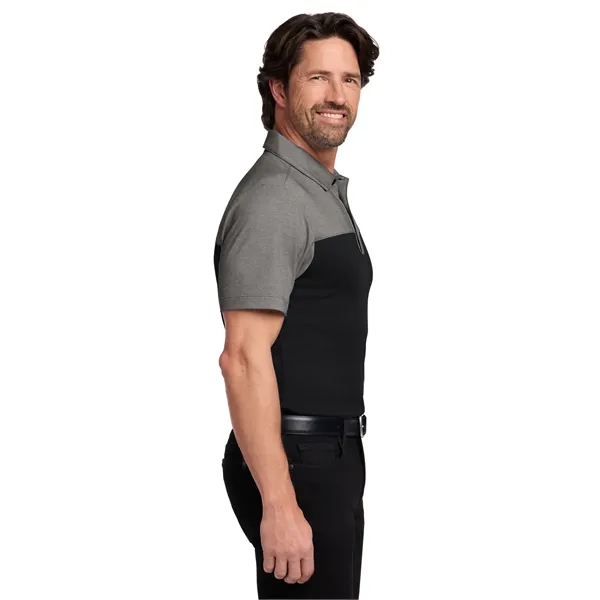 Port Authority Fine Pique Blend Blocked Polo... from ASI 84863 SanMar