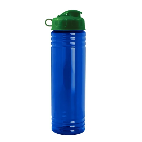 Slim Cylinder Design 24 oz. UpCycle Sport Bottles with Flip Lid.... from ASI 40480 Koozie Group