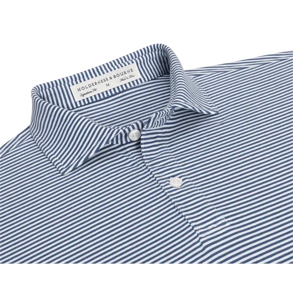 The Herron features a versatile stripe in an array of colors... from ASI 38120 Ball Pro / Diversified Quality Kitchenware / Branded Apparel Designs