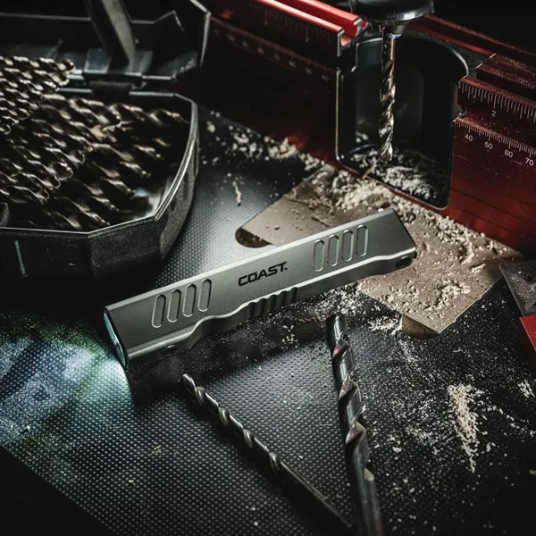 Rechargeable and waterproof SLAYER has an all-aluminum frame in a flat... from ASI 46170 Compass Industries Inc