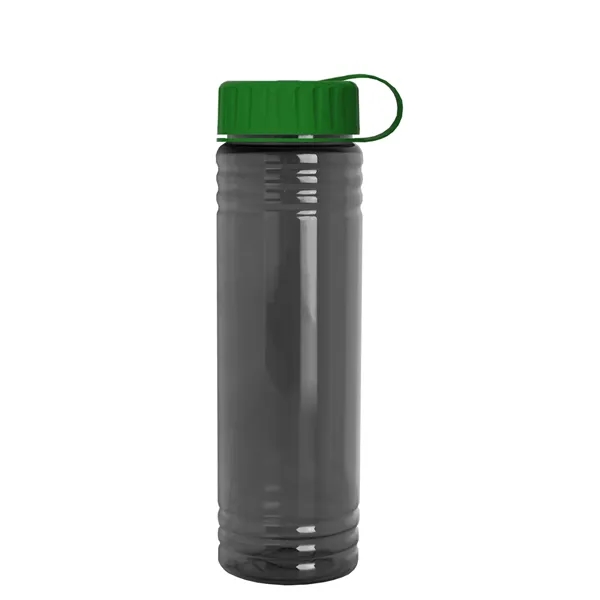 Slim Cylinder Design 24 oz. UpCycle Sport Bottles with Tethered Lid.... from ASI 40480 Koozie Group